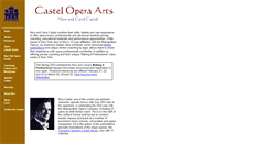 Desktop Screenshot of castelopera.com
